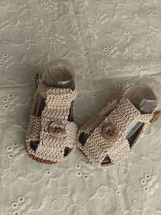 Beige Booties